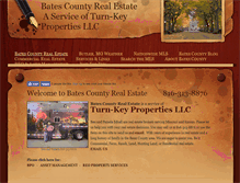 Tablet Screenshot of batescountyrealestate.com